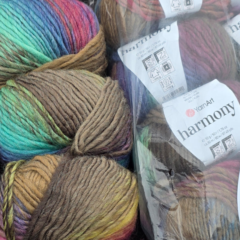 factory-dyed yarn