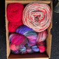 300g set hand-dyed sock yarn  s300-13