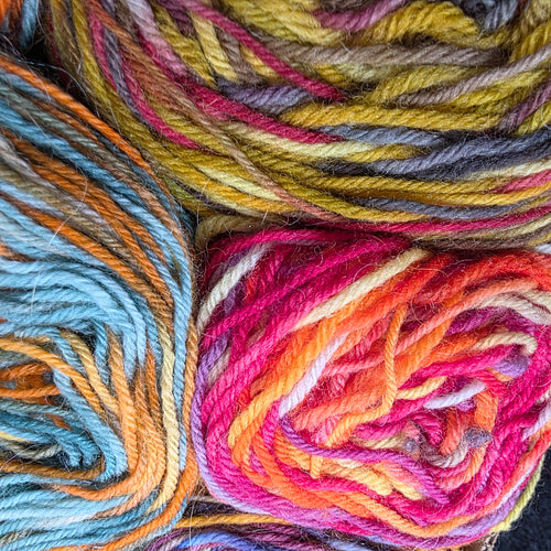 300g set hand-dyed sock yarn  s300-12