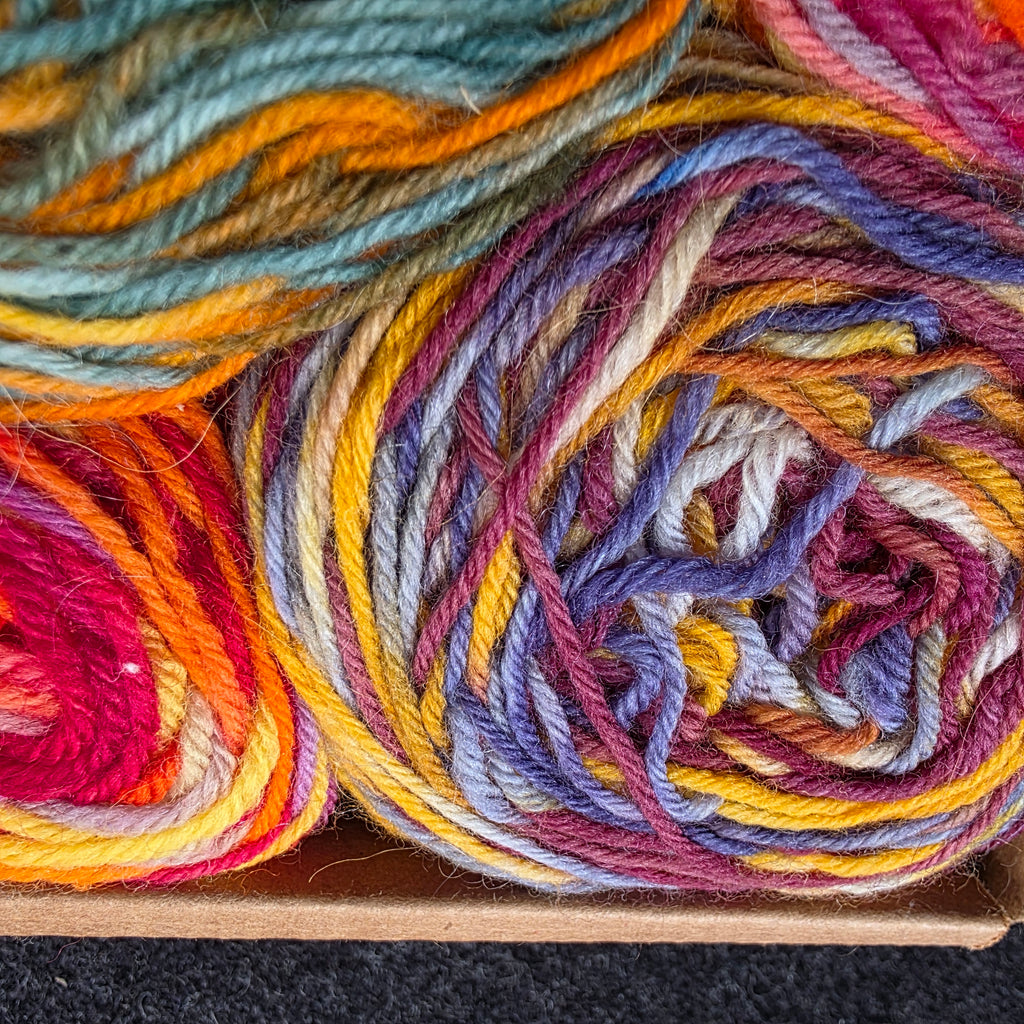 300g set hand-dyed sock yarn  s300-12