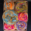 300g set hand-dyed sock yarn  s300-19