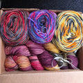 300g set hand-dyed sock yarn  s300-15