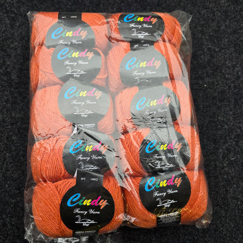 500 g (10*50g) baby acrylic 100% reddish