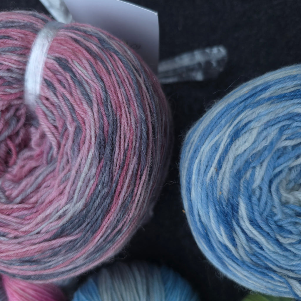 1kg set hand dyed 4-ply sock yarn A-03