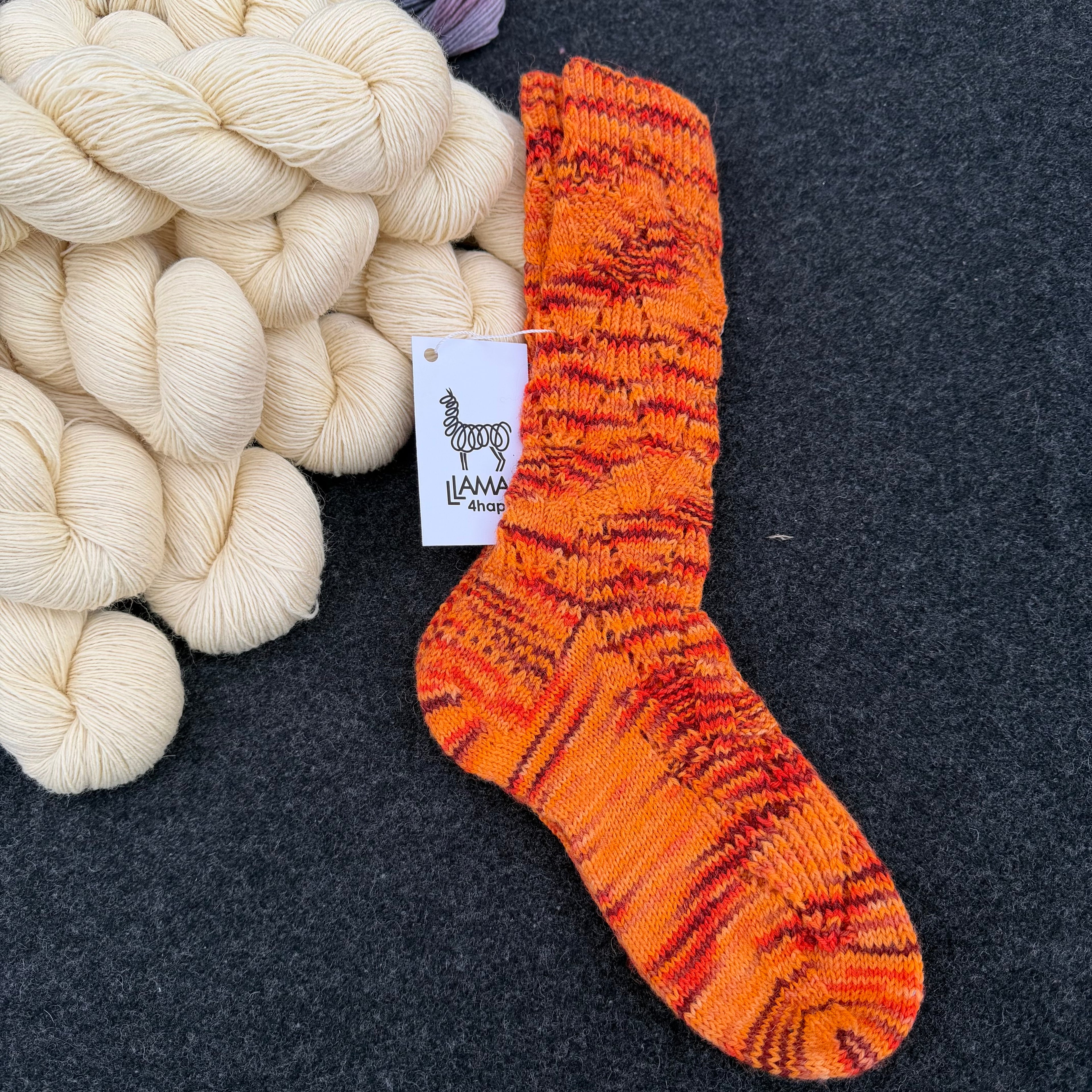 undyed 4-ply sock yarn