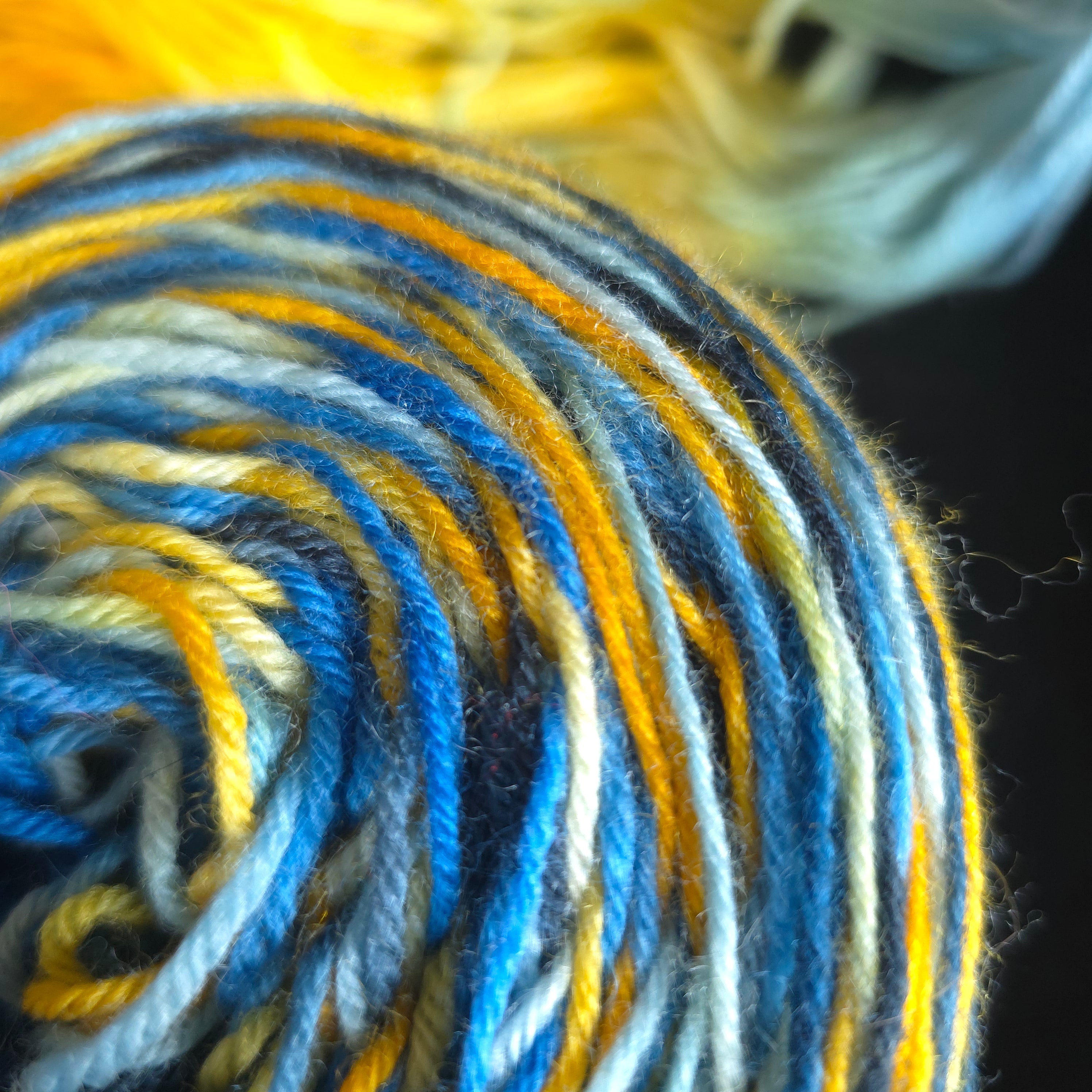 4 ply hand-dyed sock yarn